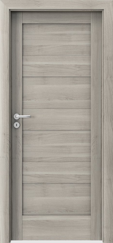 Interiérové dveře VERTE L - L0 - dýha Portasynchro 3D - akát stříbrný