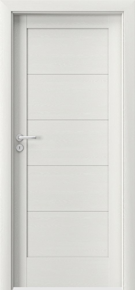 Interiérové dveře VERTE B - B0 - dýha Portasynchro 3D - wenge bílá