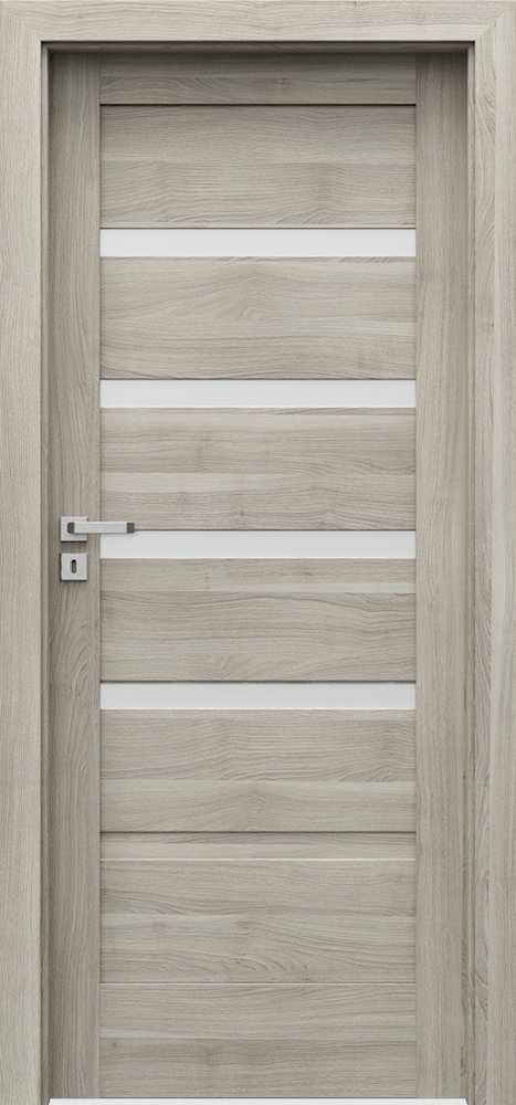 Interiérové dveře VERTE HOME H - H4 - dýha Portasynchro 3D - akát stříbrný