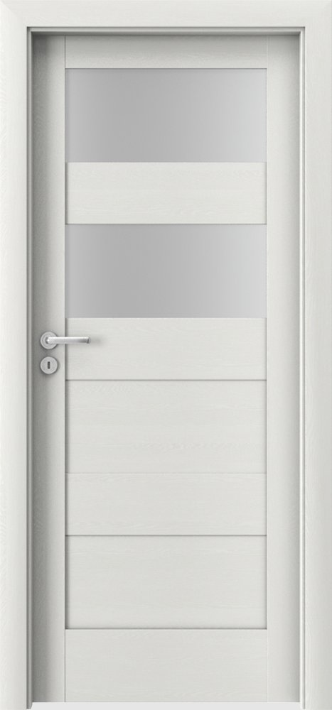 Posuvné interiérové dveře VERTE L - L2 - dýha Portasynchro 3D - wenge bílá