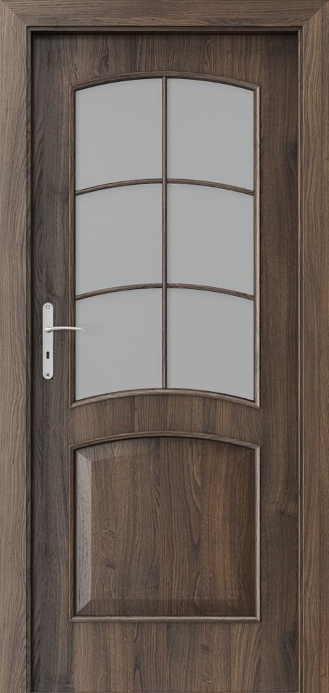 Posuvné interiérové dveře PORTA NOVA 6.2 - dýha Portasynchro 3D - dub šarlatový