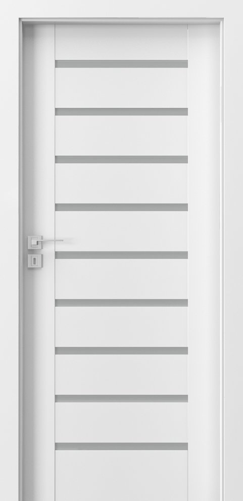 Posuvné interiérové dveře PORTA KONCEPT A.9 - dýha Portadecor - bílá