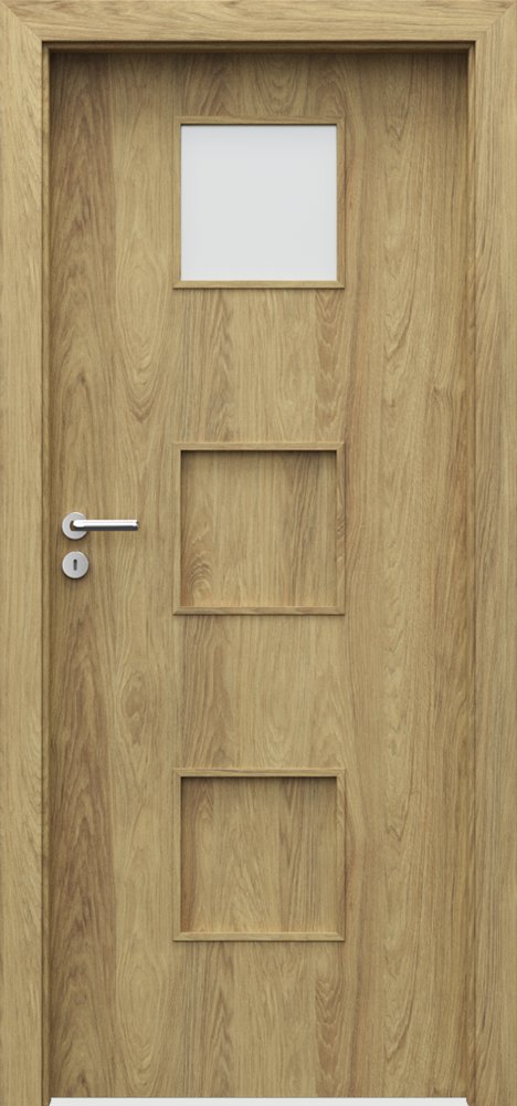 Interiérové dveře PORTA FIT C.1 - dýha CPL HQ 0,2 - hikora přírodní