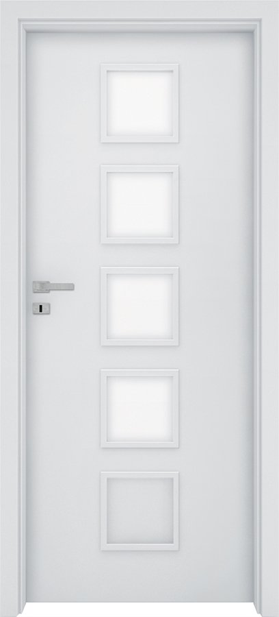 Interiérové dveře INVADO TORINO 5 - dýha Enduro - bílá B134