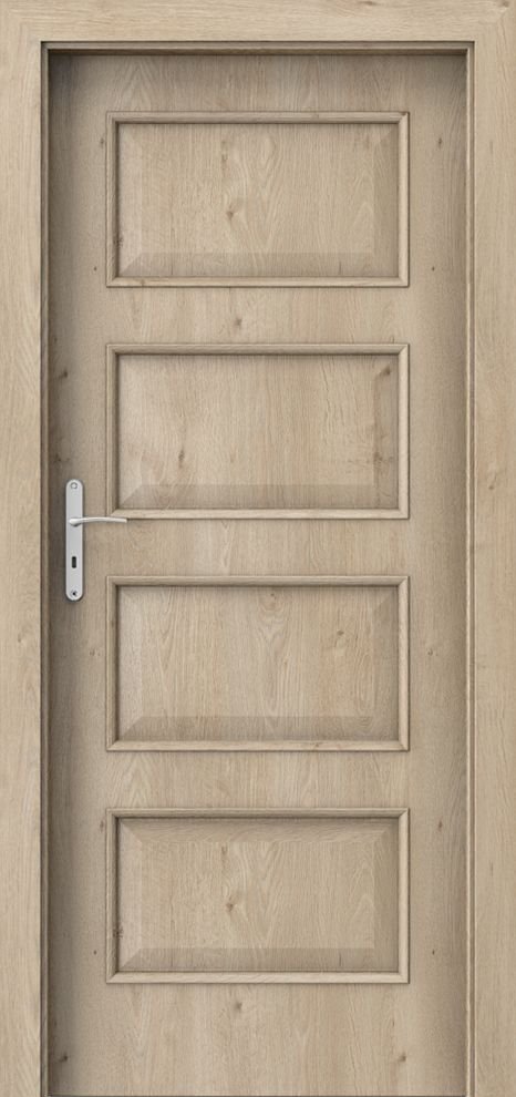 Interiérové dveře PORTA NOVA 5.1 - dýha Portaperfect 3D - dub klasický