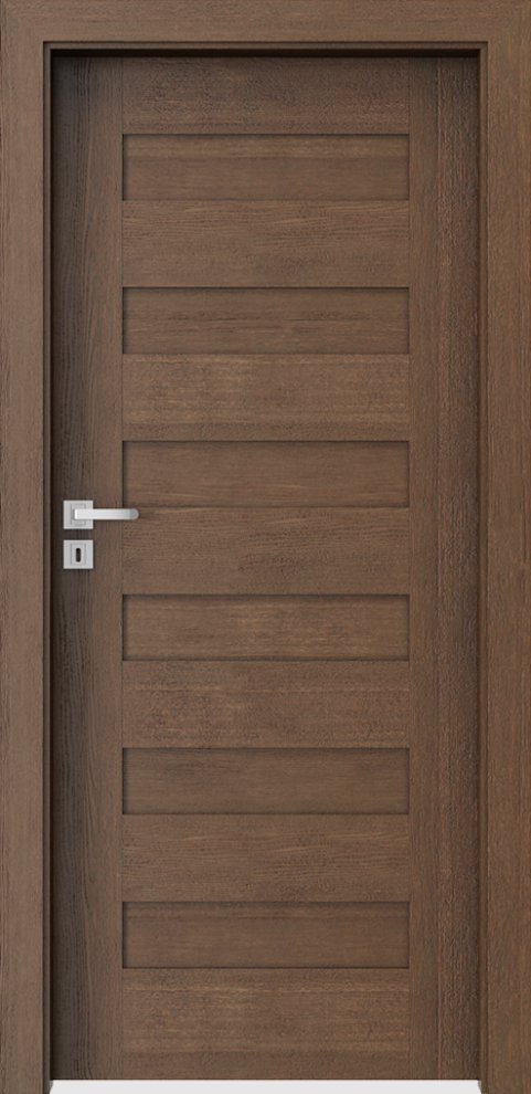 Interiérové dveře PORTA NATURA KONCEPT C.0 - přírodní dýha Satin - dub hnědý