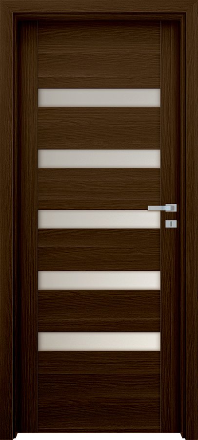 Interiérové dveře INVADO VERSANO 6 - Eco-Fornir forte - ořech duro B473