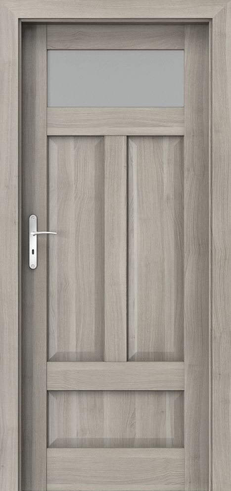 Interiérové dveře PORTA HARMONY B.1 - dýha Portasynchro 3D - akát stříbrný