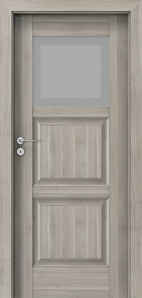 Posuvné interiérové dveře PORTA INSPIRE B.1 - dýha Portasynchro 3D - akát stříbrný