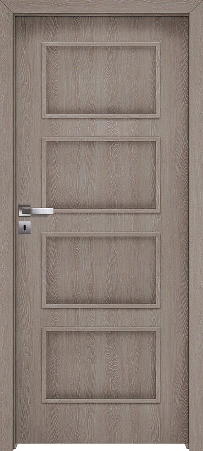 Posuvné interiérové dveře INVADO MERANO 1 - Eco-Fornir forte - dub šedý B476