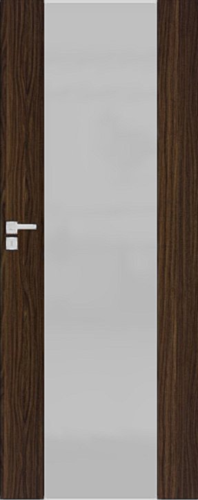 Interiérové dveře DRE VETRO A - A1 - dekorativní dýha 3D - eben (do vyprodání zásob)