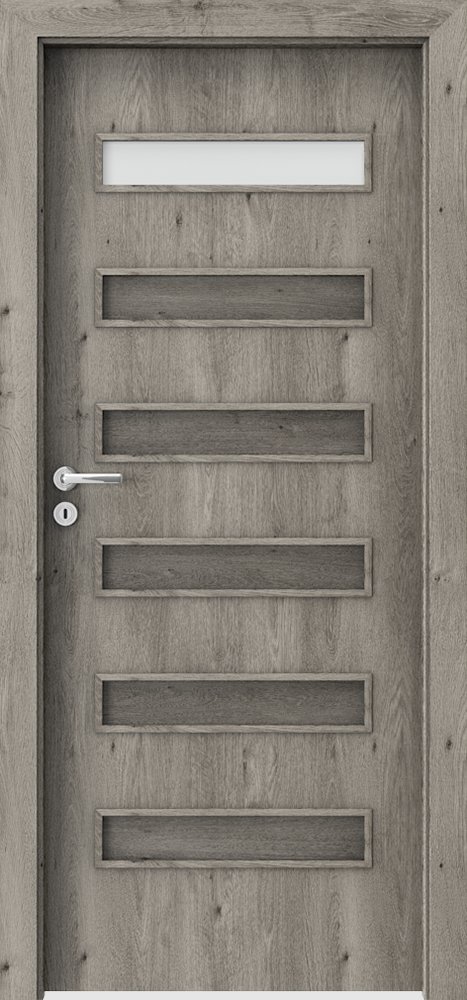 Interiérové dveře PORTA FIT F.1 - dýha Portaperfect 3D - dub Sibiřský