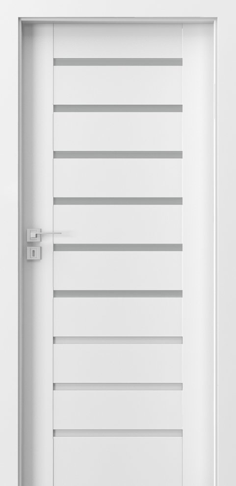 Posuvné interiérové dveře PORTA KONCEPT A.6 - dýha Portadecor - bílá