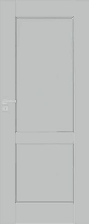 Interiérové dveře DRE NESTOR - model 10 - UV lak - šedá (RAL 7035)