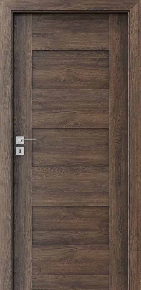 Interiérové dveře PORTA KONCEPT K.0 - dýha Portasynchro 3D - dub šarlatový