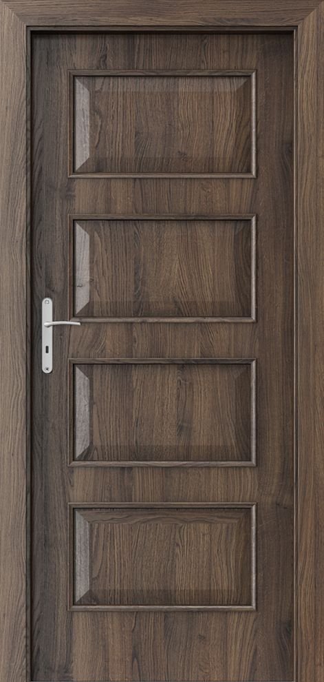 Interiérové dveře PORTA NOVA 5.1 - dýha Portasynchro 3D - dub šarlatový