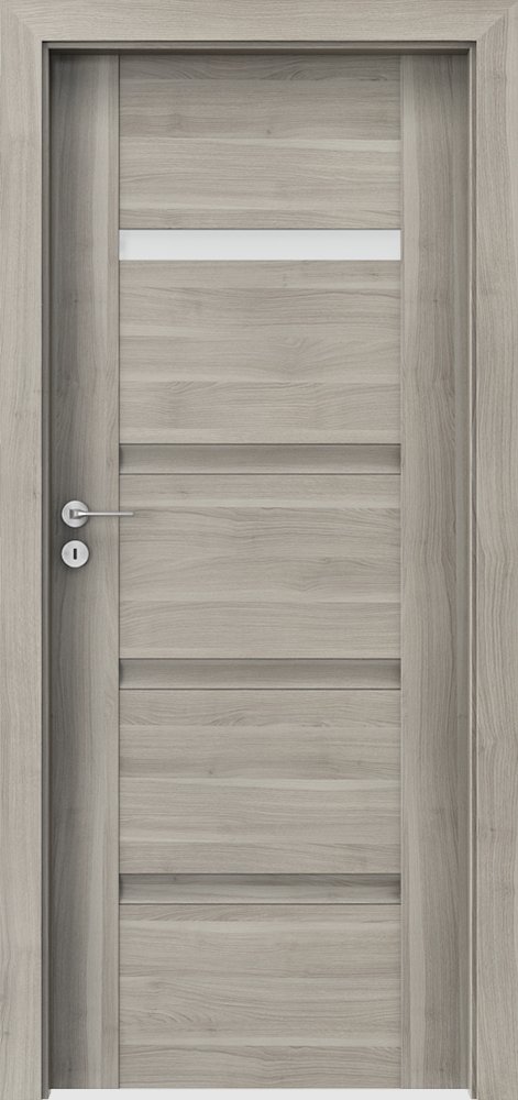 Interiérové dveře PORTA INSPIRE C.1 - dýha Portasynchro 3D - akát stříbrný