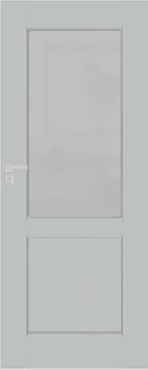 Interiérové dveře DRE NESTOR - model 11 - UV lak - šedá (RAL 7035)