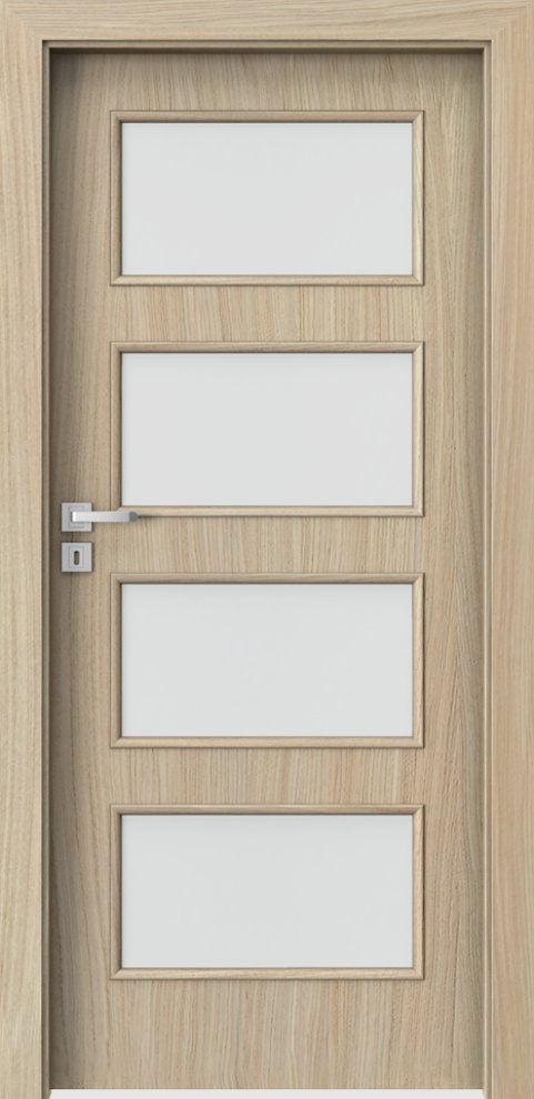 Interiérové dveře PORTA NATURA CLASSIC 5.5 - přírodní dýha Satin - dub světlý