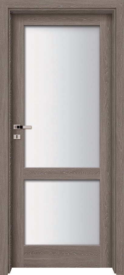 Interiérové dveře INVADO LARINA NEVE 3 - Eco-Fornir forte - dub šedý B476