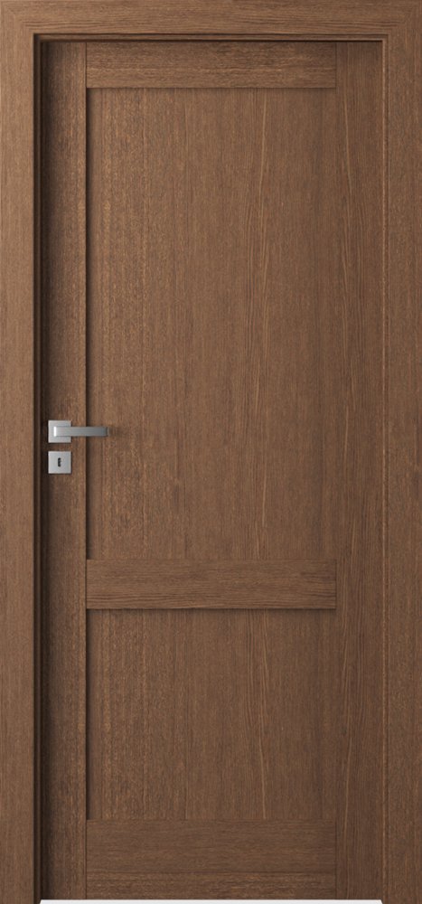 Interiérové dveře PORTA NATURA GRANDE C.0 - přírodní dýha Satin - dub hnědý