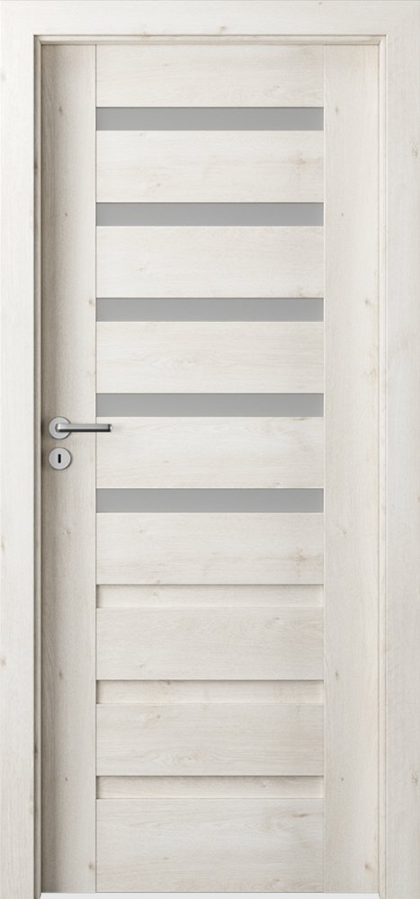 Interiérové dveře VERTE PREMIUM D - D5 - dýha Portaperfect 3D - dub Skandinávský