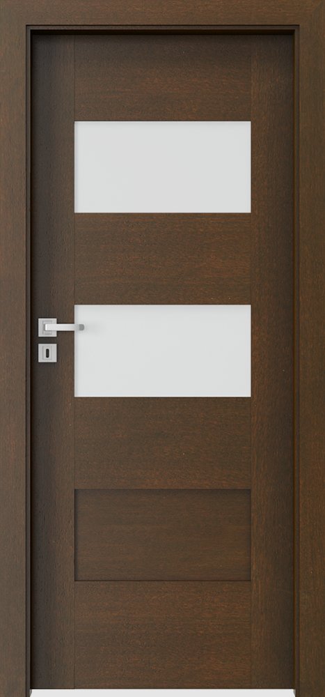 Interiérové dveře PORTA NATURA KONCEPT K.2 - přírodní dýha Satin - mocca