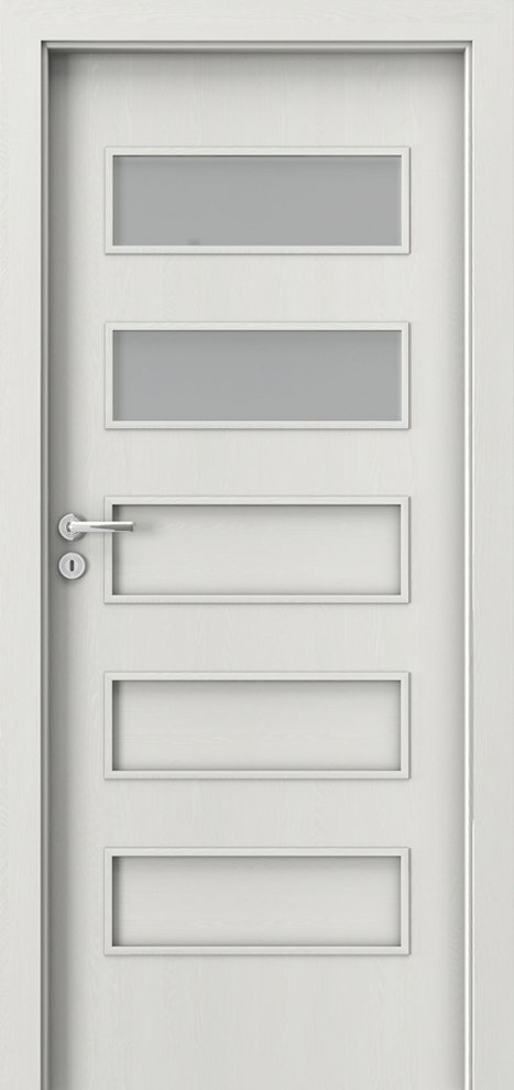 Posuvné interiérové dveře PORTA FIT G.2 - dýha Portasynchro 3D - wenge bílá