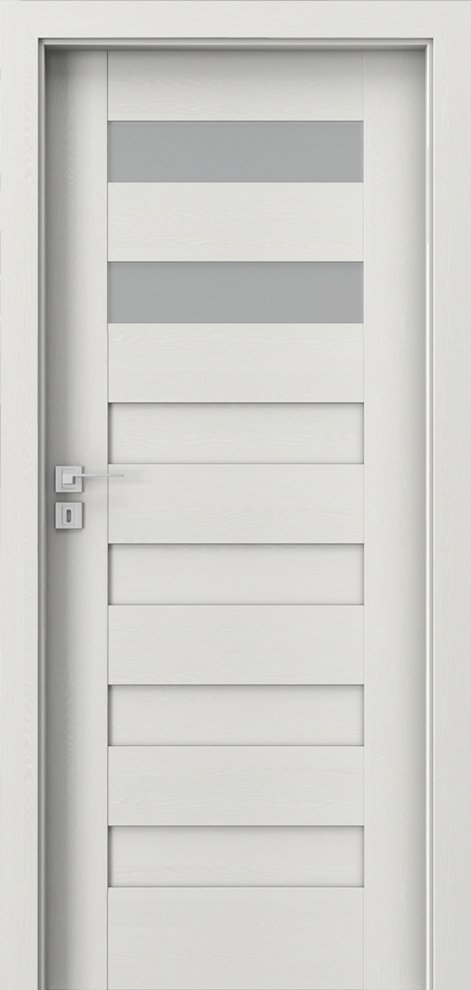 Posuvné interiérové dveře PORTA KONCEPT C.2 - dýha Portasynchro 3D - wenge bílá