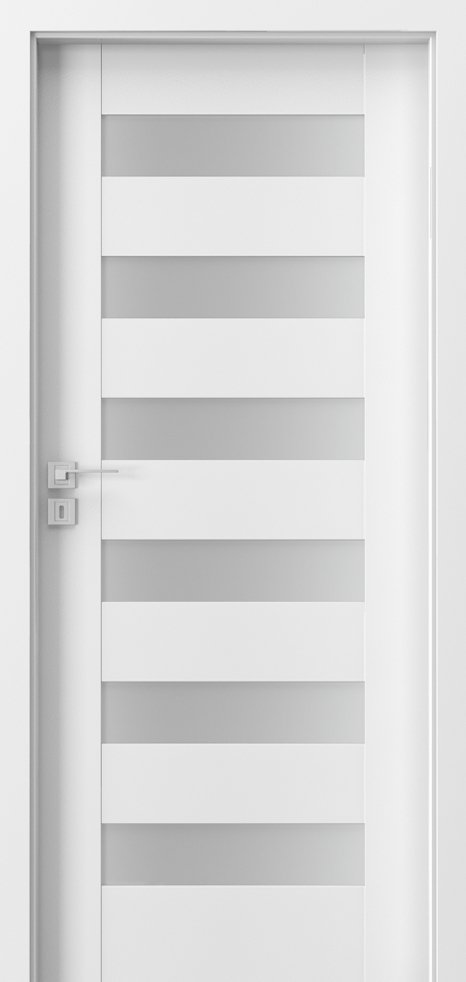 Posuvné interiérové dveře PORTA KONCEPT C.6 - dýha Portadecor - bílá