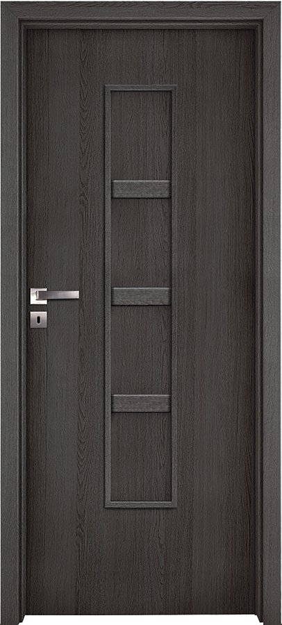 Interiérové dveře INVADO DOLCE 1 - dýha Enduro 3D - antracit B637