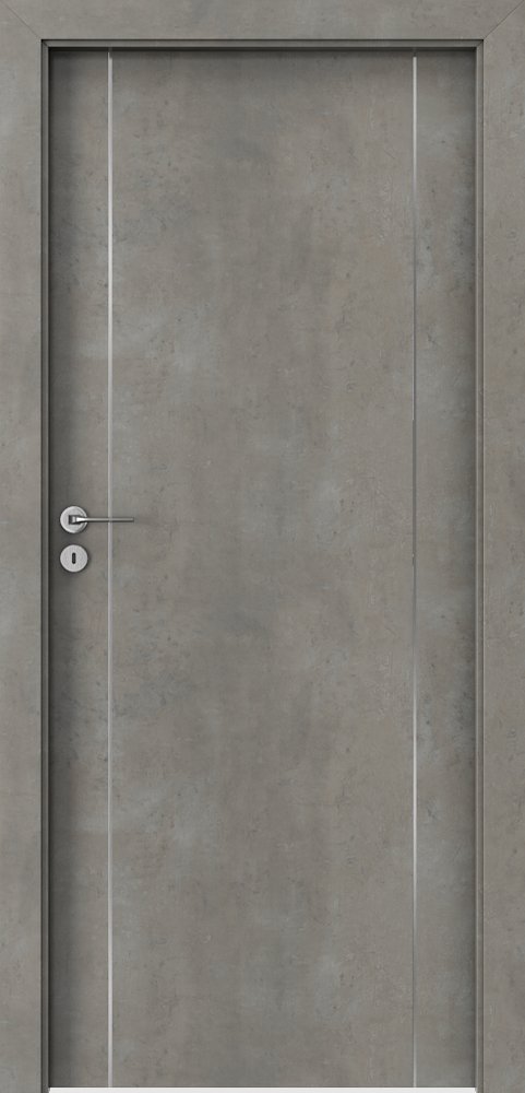 Interiérové dveře PORTA LINE A.1 - dýha CPL HQ 0,2 - beton světlý