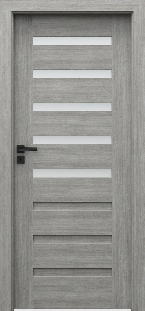 Posuvné interiérové dveře VERTE PREMIUM D - D5 - Portalamino - dub stříbřitý