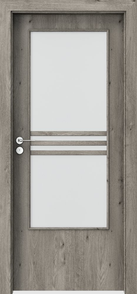 Posuvné interiérové dveře PORTA STYL 3 - dýha Portaperfect 3D - dub Sibiřský
