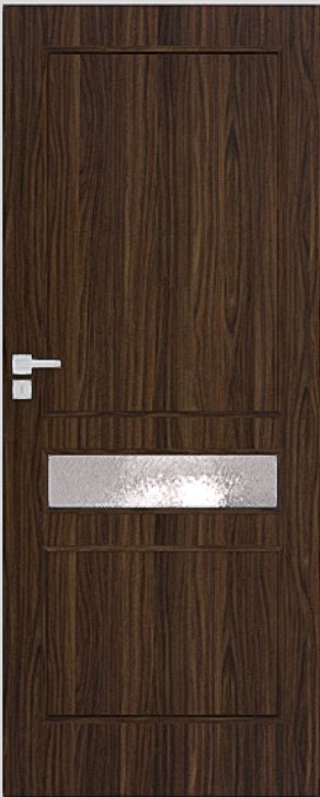 Interiérové dveře DRE CARLA 20 - dekorativní dýha 3D - eben (do vyprodání zásob)