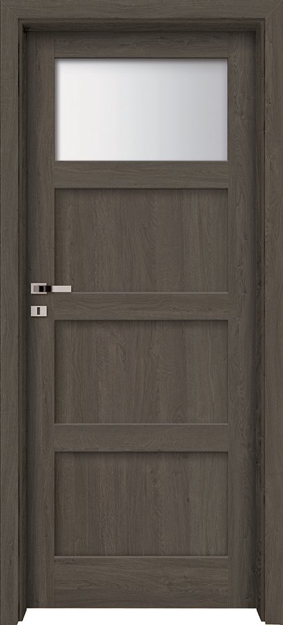 Posuvné interiérové dveře INVADO LARINA FIORI 2 - dýha Enduro 3D - dub popelavý B598