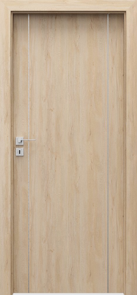 Interiérové dveře PORTA LINE A.1 - dýha Portaperfect 3D - buk Skandinávský