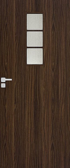 Interiérové dveře DRE STANDARD 50s - dekorativní dýha 3D - eben (do vyprodání zásob)
