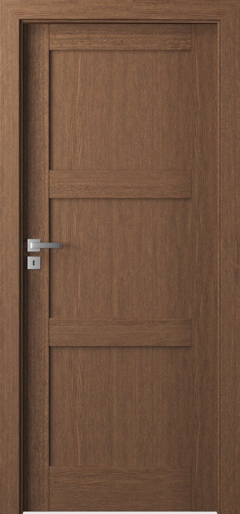 Interiérové dveře PORTA NATURA GRANDE B.0 - přírodní dýha Satin - dub hnědý