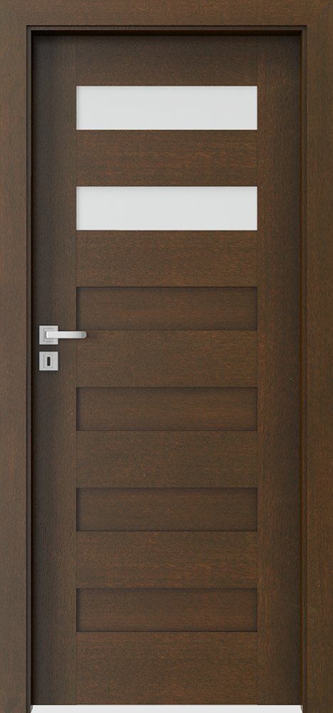 Interiérové dveře PORTA NATURA KONCEPT C.2 - přírodní dýha Satin - mocca