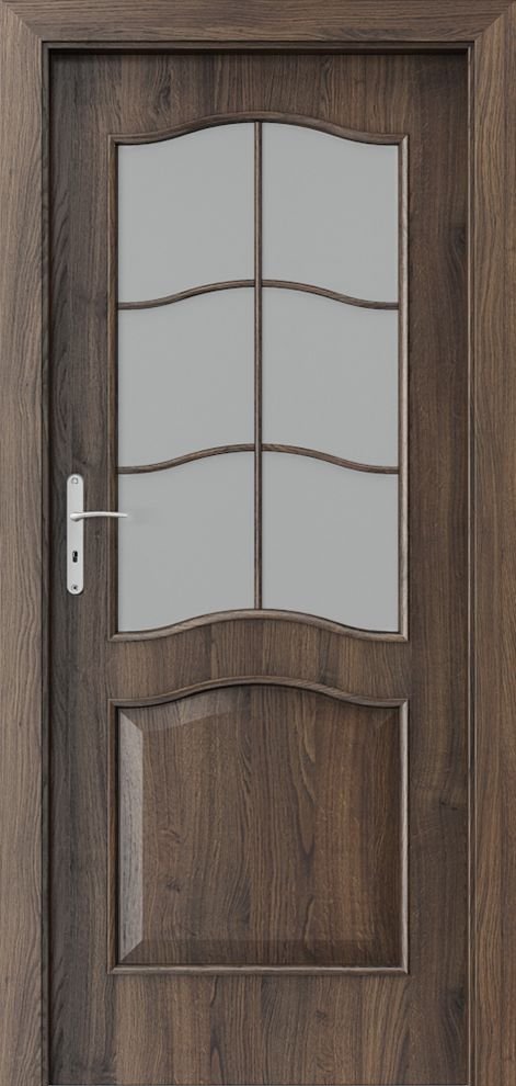 Interiérové dveře PORTA NOVA 7.2 - dýha Portasynchro 3D - dub šarlatový