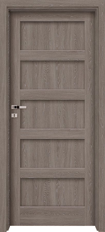 Posuvné interiérové dveře INVADO LARINA NUBE 1 - Eco-Fornir forte - dub šedý B476
