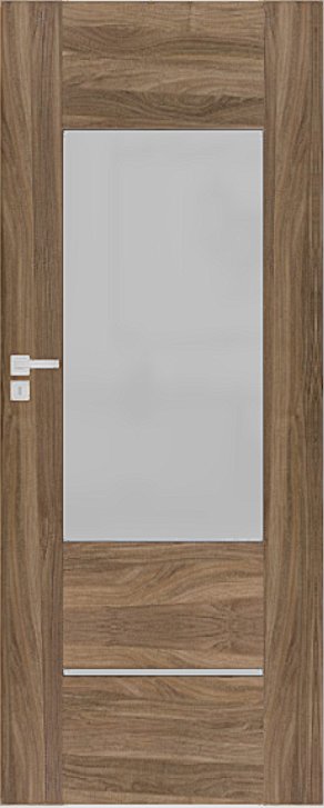 Interiérové dveře DRE AURI - model 3 - dekorativní dýha 3D - ořech americký