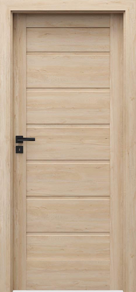 Posuvné interiérové dveře VERTE HOME J - J0 - dýha Portaperfect 3D - buk Skandinávský