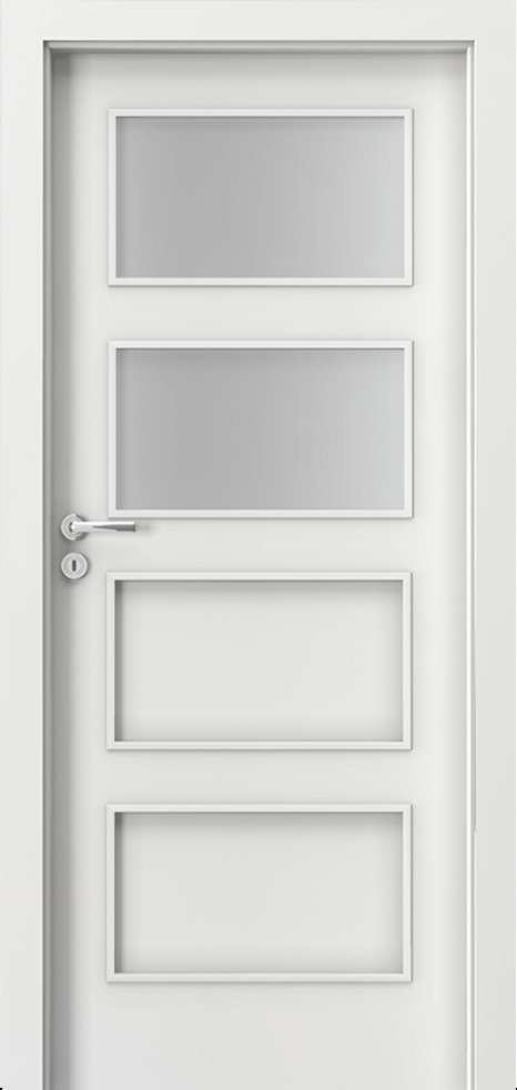 Posuvné interiérové dveře PORTA FIT H.2 - dýha CPL HQ 0,2 - bílá