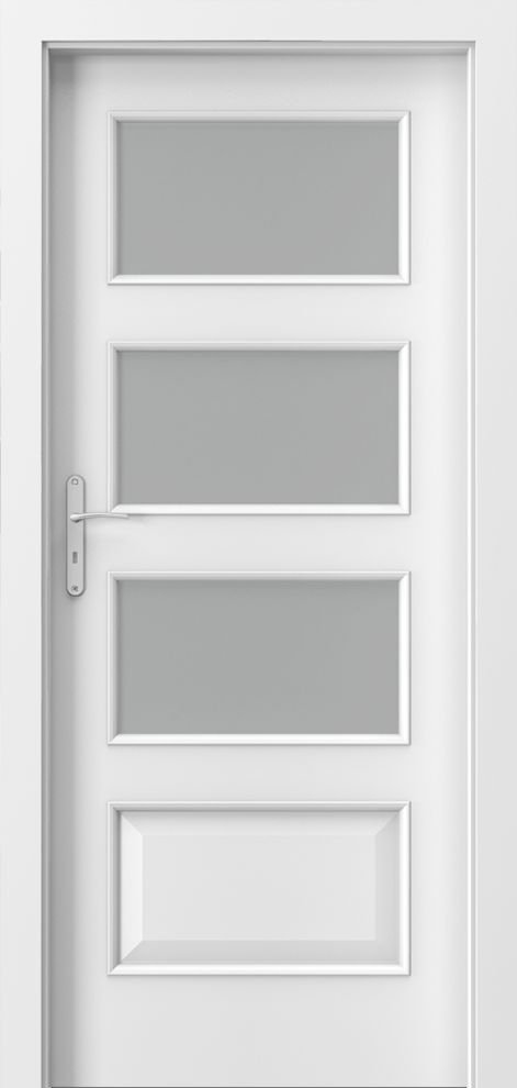 Interiérové dveře PORTA NOVA 5.4 - dýha Portadecor - bílá