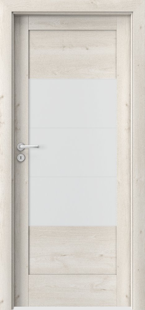 Posuvné interiérové dveře VERTE B - B7 - dýha Portaperfect 3D - dub Skandinávský