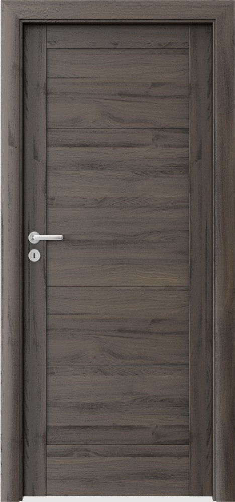 Interiérové dveře VERTE B - B0 - dýha Portasynchro 3D - dub tmavý 