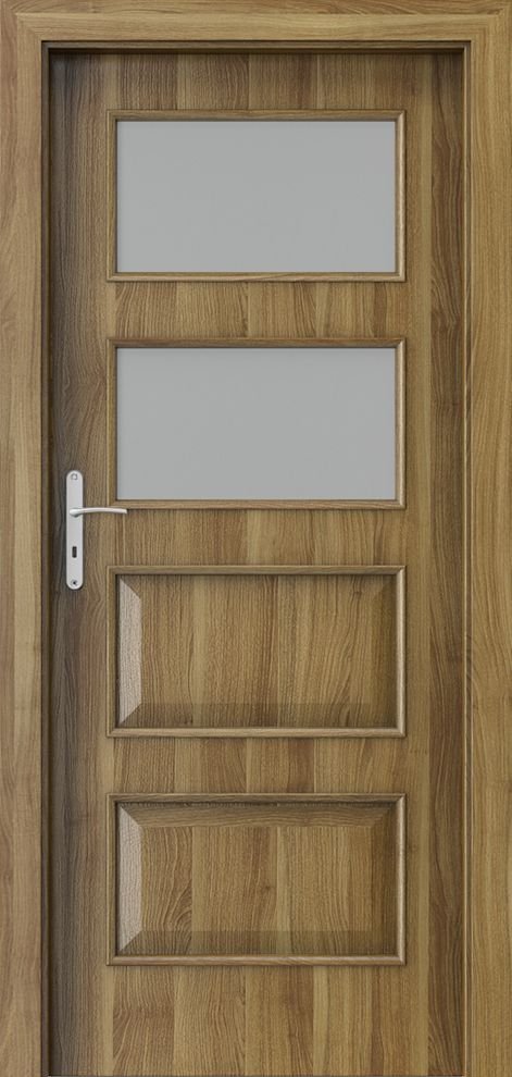 Posuvné interiérové dveře PORTA NOVA 5.3 - dýha Portasynchro 3D - akát medový