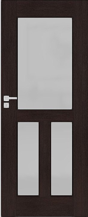 Interiérové dveře DRE NESTOR - model 7 - dýha DRE-Cell - wenge tmavý